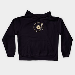 45 Record Adapter (Distressed) Kids Hoodie